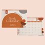 2025 Desk Calendar | Abstract Boho, thumbnail 1 of 5