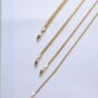 Mens Gold Plated 925 Sterling Silver Chain Necklace, thumbnail 3 of 12
