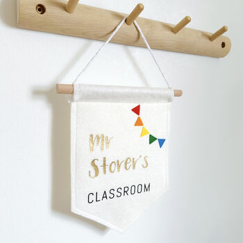 Thank You Teacher Personalised Classroom Sign, 4 of 4