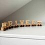 Wooden Letter Personalised Name Toy Train, thumbnail 6 of 7