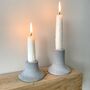 Concrete Candlestick Holders, thumbnail 2 of 6