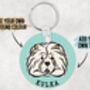 Personalised Chow Chow Keyring, thumbnail 3 of 6