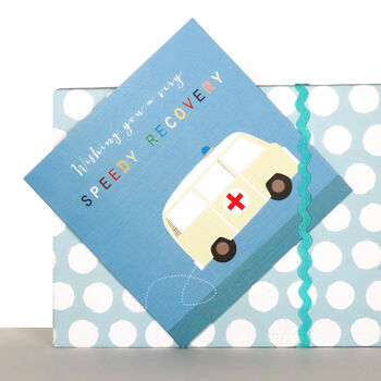 Speedy Recovery Greetings Card, 3 of 4