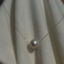 'Ginto' Real Gold Single Pearl Necklace, thumbnail 7 of 12