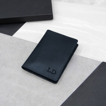 Personalised Rfid Leather Travel Pass And Credit Card Holder, 2 of 6