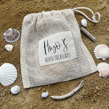 Personalised Beach Toys Storage Bag, 5 of 6