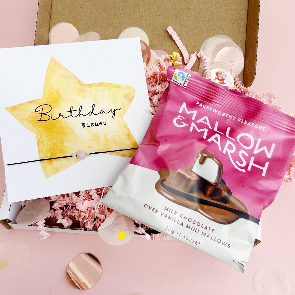 Happy Birthday Letterbox Gift Chocolate Treats Surprise Post, 1 of 2