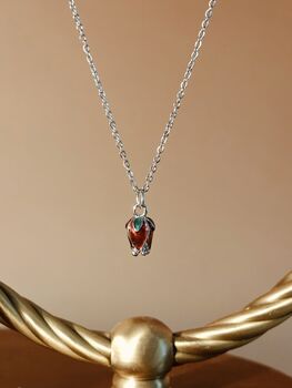 Tulip Flame Necklace, 8 of 9