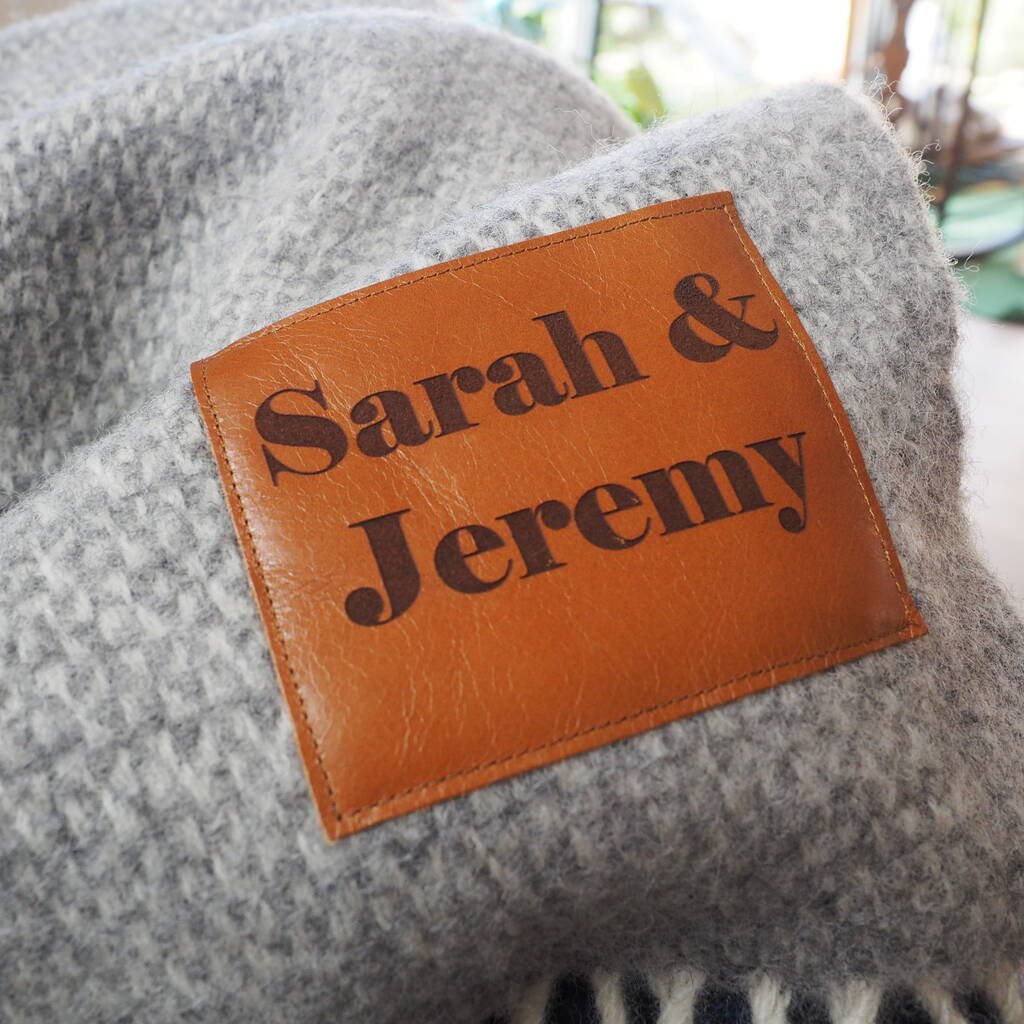 Couples Personalised Throw By Stabo