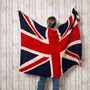 Union Jack Blanket Traditional Intermediate Knitting Kit, thumbnail 2 of 12