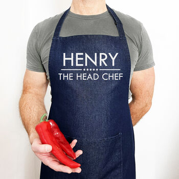 Custom Chef Apron: Your Name, Your Slogan, 3 of 11