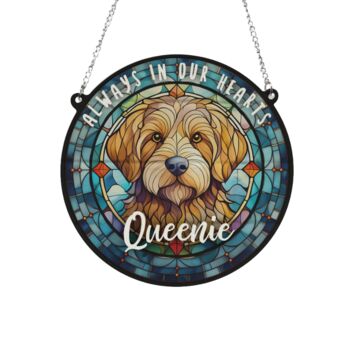 Goldendoodle Memorial Suncatcher, 4 of 6