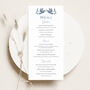 Wedding Menu Cards, thumbnail 1 of 6