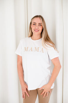 Mini Embroidered T Shirt With Optional Matching Mama, 4 of 9