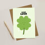 Clover Good Luck Card, thumbnail 2 of 2