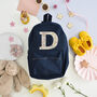Liberty Of London Initial Children's Backpack Navy, thumbnail 1 of 7
