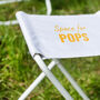 Personalised Foldable Camping Stool In White, thumbnail 3 of 5