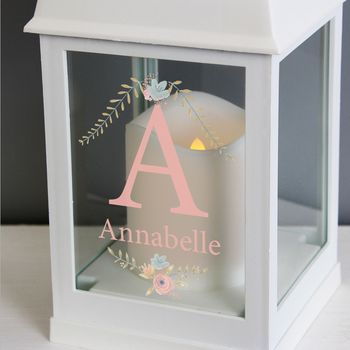 Personalised Monogram Light Up Lantern, 2 of 3