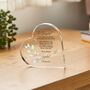 Grandfather Of The Bride Wedding Heart Plaque Gift, thumbnail 3 of 5