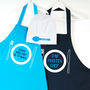 Personalised Dad And Child Chef Apron Set, thumbnail 3 of 7