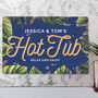 Personalised Hot Tub Spa Metal Sign Plaque, thumbnail 3 of 4