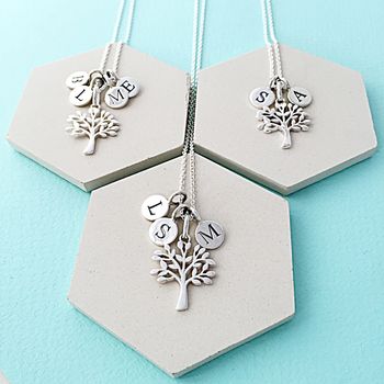 Silver Family Tree Necklace, 5 of 9