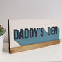 Personalised Wooden Dad's Den Sign, thumbnail 2 of 4