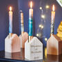 Wooden Christmas House Candle Holder, thumbnail 1 of 4