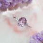 Lavender Amethyst Ring In Sterling Silver, thumbnail 3 of 11