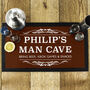 Personalised Man Cave Bar Mat, thumbnail 3 of 12