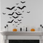 Halloween Bats Wall Sticker Set, thumbnail 1 of 3