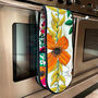 Double Oven Gloves Vivid Garden Blooms Floral, thumbnail 9 of 12