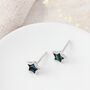 Sterling Silver Paua Shell Star Micro Stud Earrings – 4mm, thumbnail 4 of 8