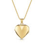 Italian Crossed Chains Heart Locket – 18 K Gold Plated, thumbnail 5 of 5