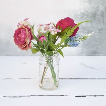 Artificial Peony And Ranunculus Bouquet, 2 of 6