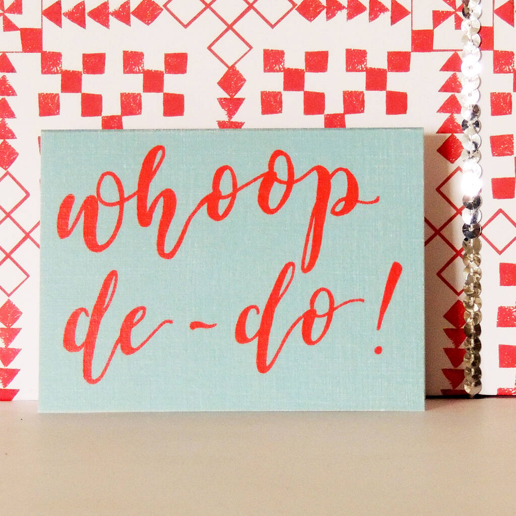 Mini Whoop De Do! Card By Kali Stileman Publishing