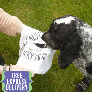 Personalised Dog Towel For Wiping Paws, 2 of 12