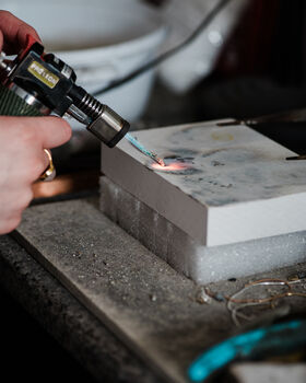 Gemstone Pearl Drop Huggie Earrings, 6 of 9