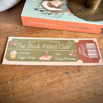 The Book Addict Club Bookmark, 2 of 3