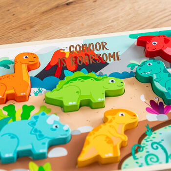 Personalised Roarsome Dinosaur Puzzle, 2 of 4