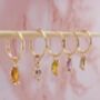 Marquise Hoop Charms, thumbnail 1 of 5
