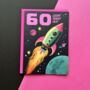 60th Happy Birthday Sci Fi Blank Card, thumbnail 1 of 2