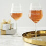Personalised Drinks Measure Wine Glass For Him Second, thumbnail 4 of 4