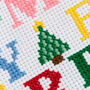 Merry Christmas Cross Stitch Kit Three Inch Hoop, thumbnail 4 of 5