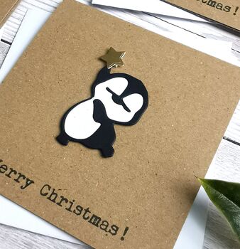 Six Mini Festive Penguin Christmas Cards, 3 of 3
