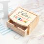 Personalised Kid’s Colourful Wooden Jewellery Box, thumbnail 1 of 3