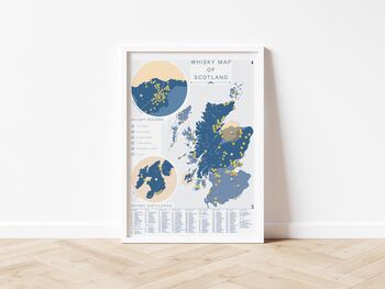 Scotland Whisky Region And Distillery Map 2024, 5 of 9