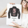 Three Year Leather 3rd Anniversary Personalised Print, thumbnail 3 of 3
