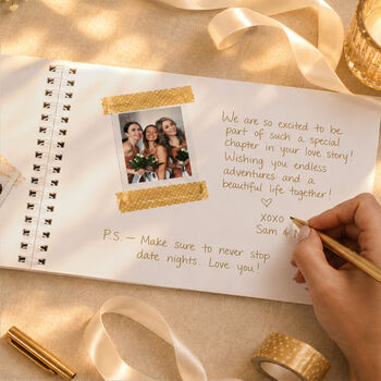 Personalised Wedding Guest Book, 3 of 12