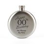 Personalised Happy Number Hip Flask For Birthday, thumbnail 4 of 5